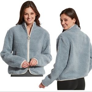 🆕 Ivory Ella Chloe High-Pile Sherpa Fleece Full Zip Jacket Women's Size Small